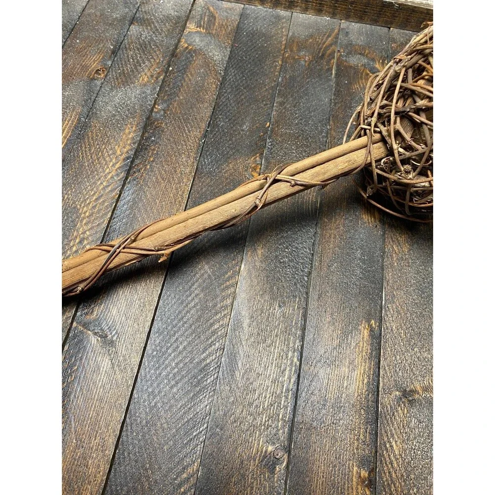 Garden Isle Decorative Twig Sphere Wand Natural Rustic Home Decor